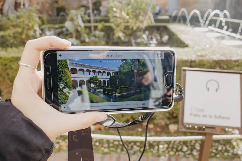 imagen de espacios destacables de la visita al generalife